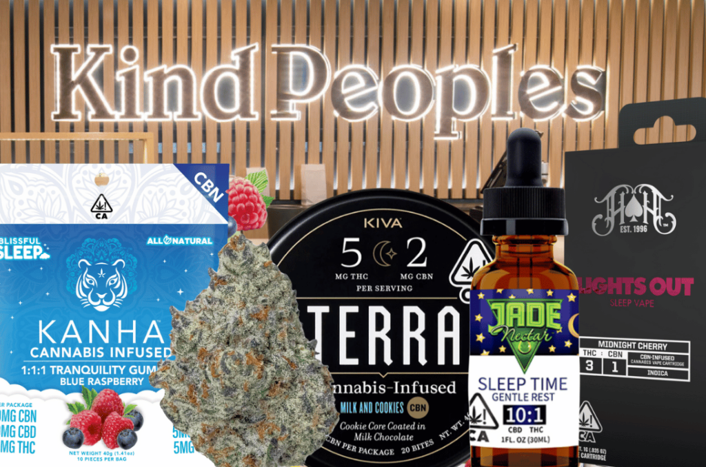 The 5 Best Weed Sleep Products at KindPeoples Dispensary Santa Cruz