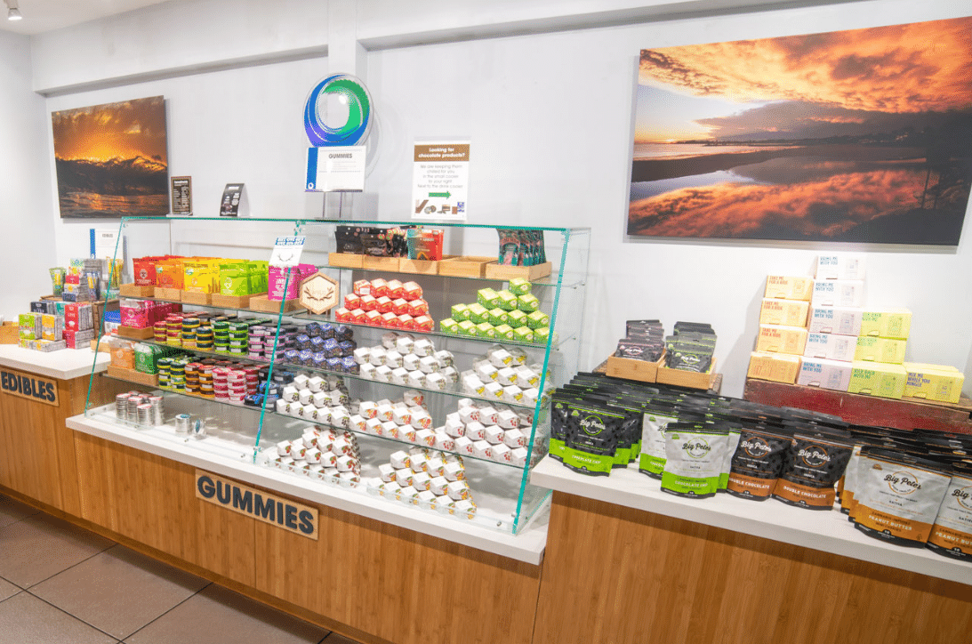 THC Gummies and Cannabis Edibles at KindPeoples Soquel Avenue in Santa Cruz.